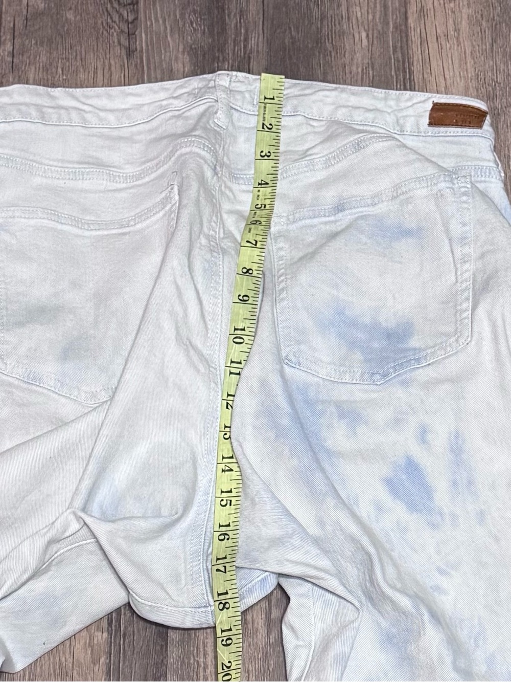 Crown & Ivy High-Rise Vintage Straight Destructed Jeans Women 20W - Picture 13 of 16
